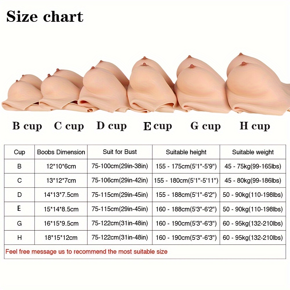 Crossdressing Realistic Silicone Breast Forms Breast - Temu