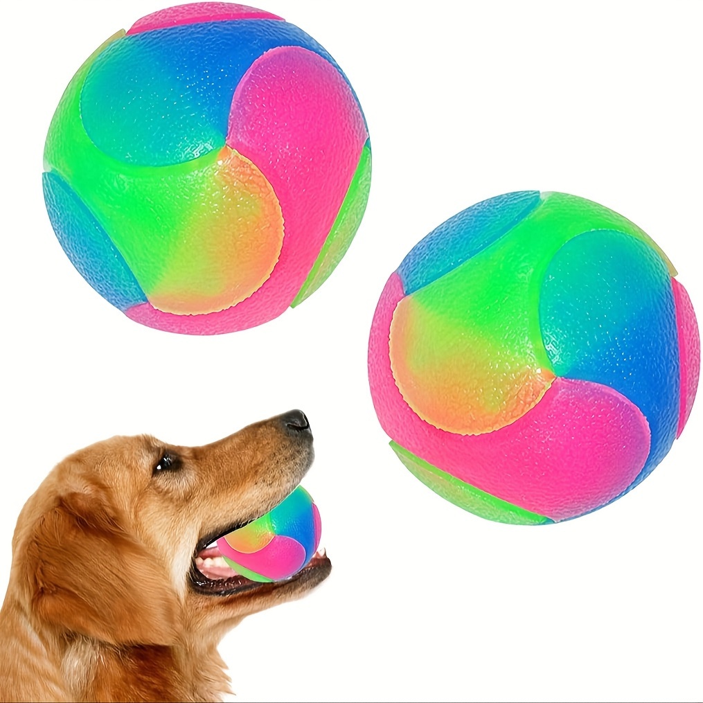 Jumping Vibrating Bouncing Ball, Dog Balls Toy Bouncy LED Kids