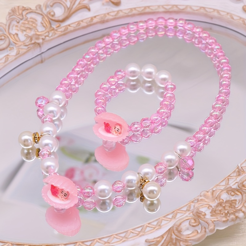 Cute Resin Love Candy Shape Creative Bracelet Necklace - Temu