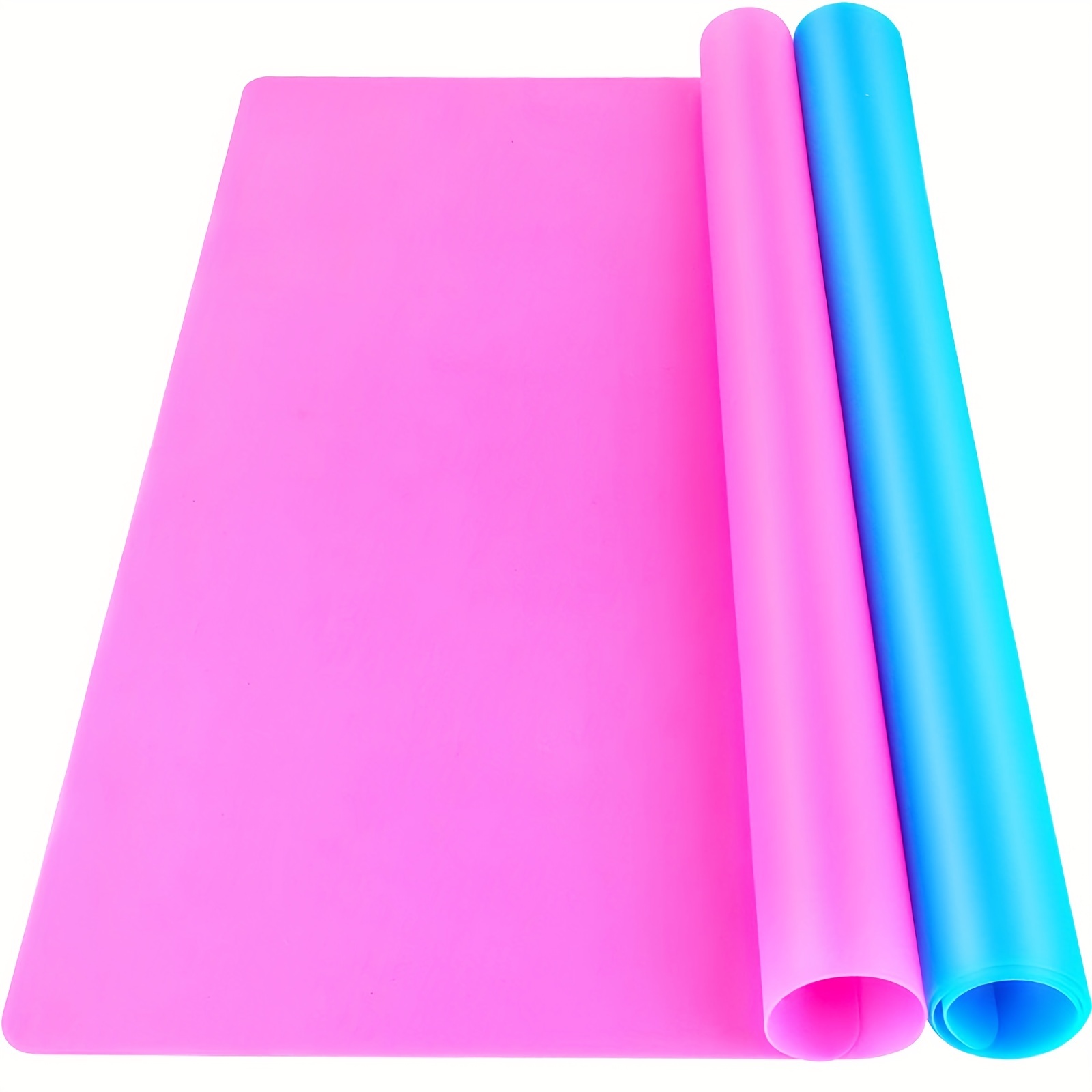 Large Silicone Mat for Crafts, 23.415.6 Silicone Sheet for Resin Molds,  Clay Mat, Paint Mat, Pastry Mat, Placemat, Silicone Mat for Epoxy Resin,  Nail Art, Craft Glitter Tumbler Making, Translucent Translucent Common