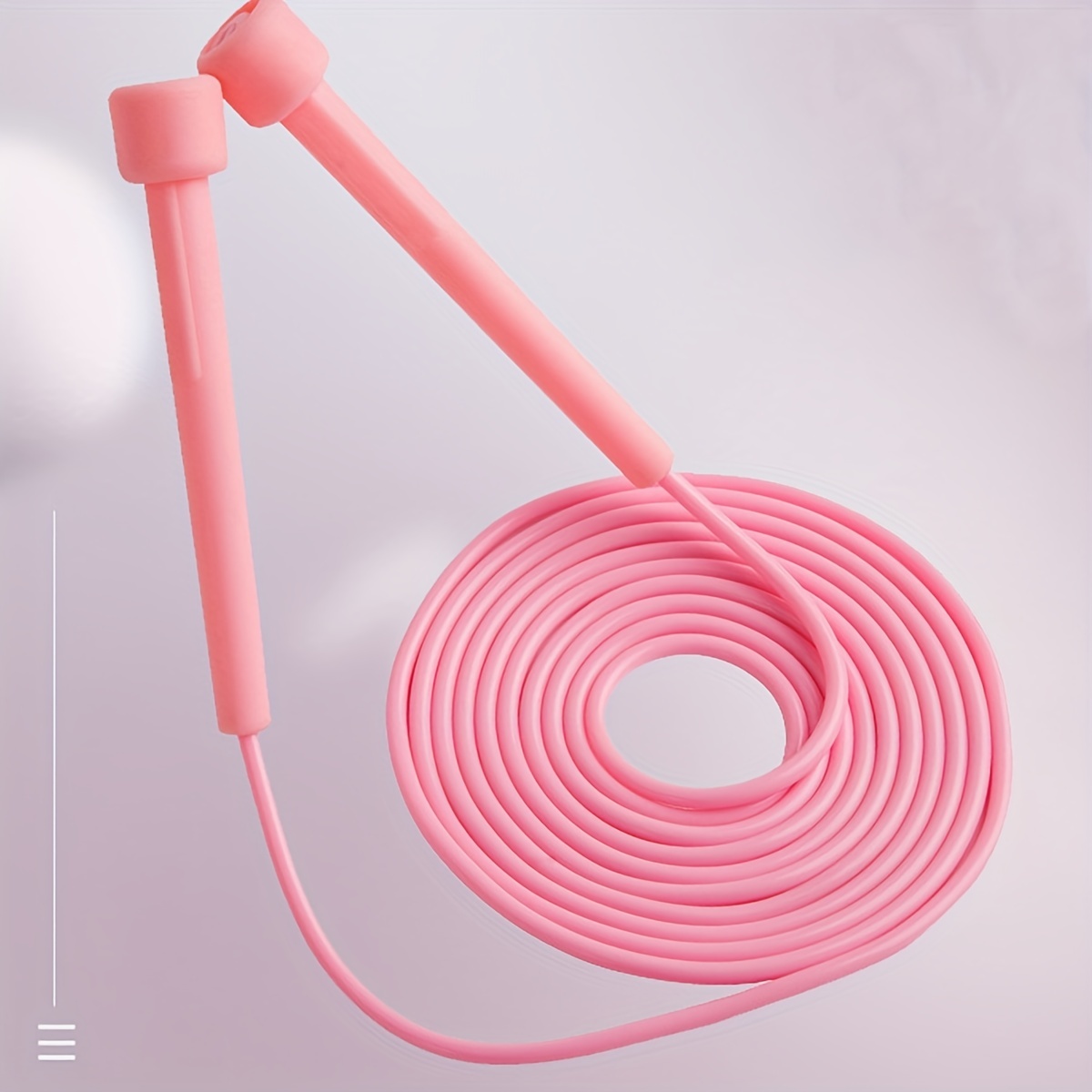 Plastic Skipping Rope PVC Speed Jump Rope Fitness Exercise Workout Jumping  Pink