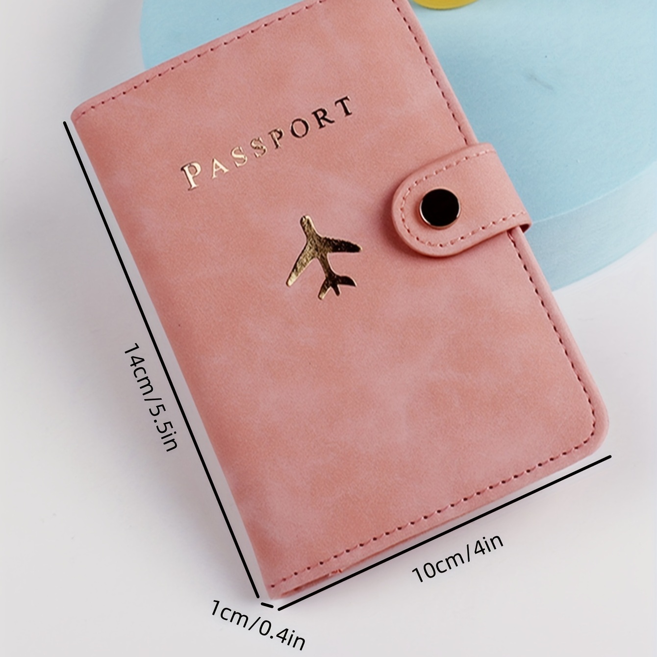 Airplane Pattern Passport Holder Travel Accessories