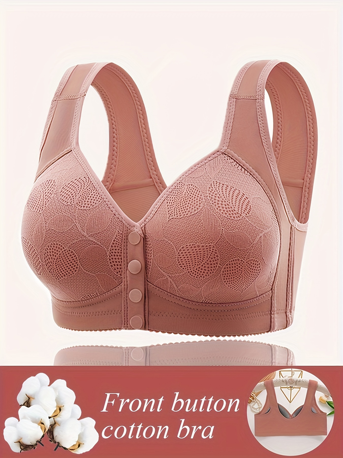  Cotton Bras for Women Lace Bra for Womens Underwire