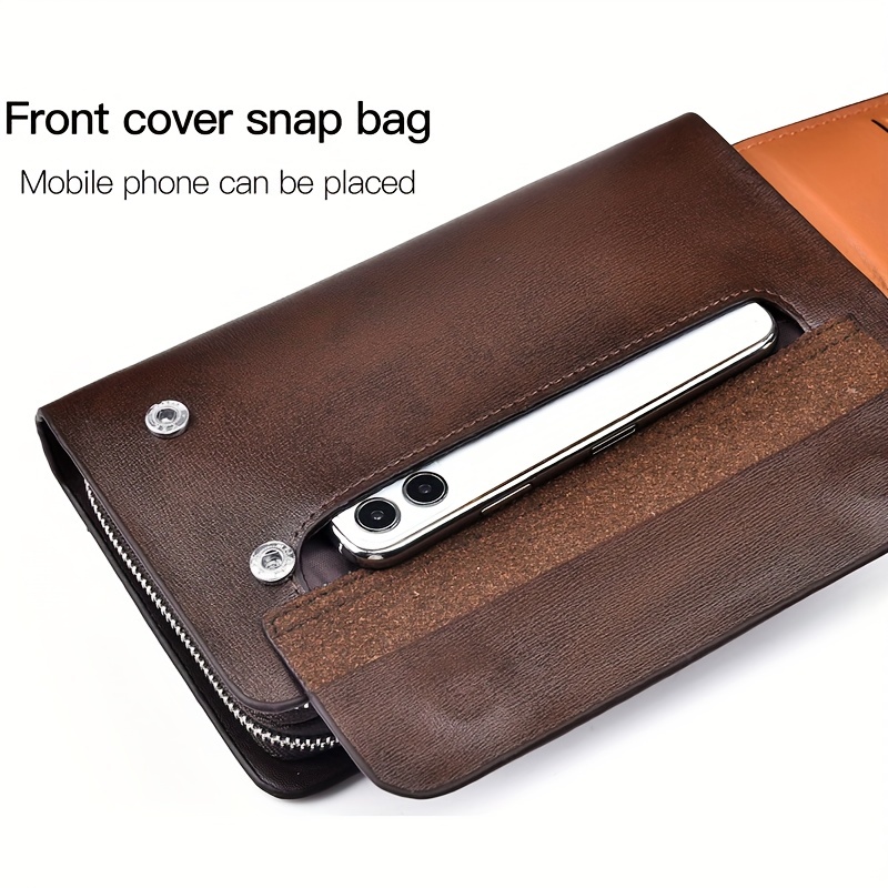 Weixier] Men's Wallet, Long Wallet, Multi-card Pu Material, Extra Large  Capacity, Can Hold Phones, Hand Strap Design, Wrist Strap Design - Temu  Austria