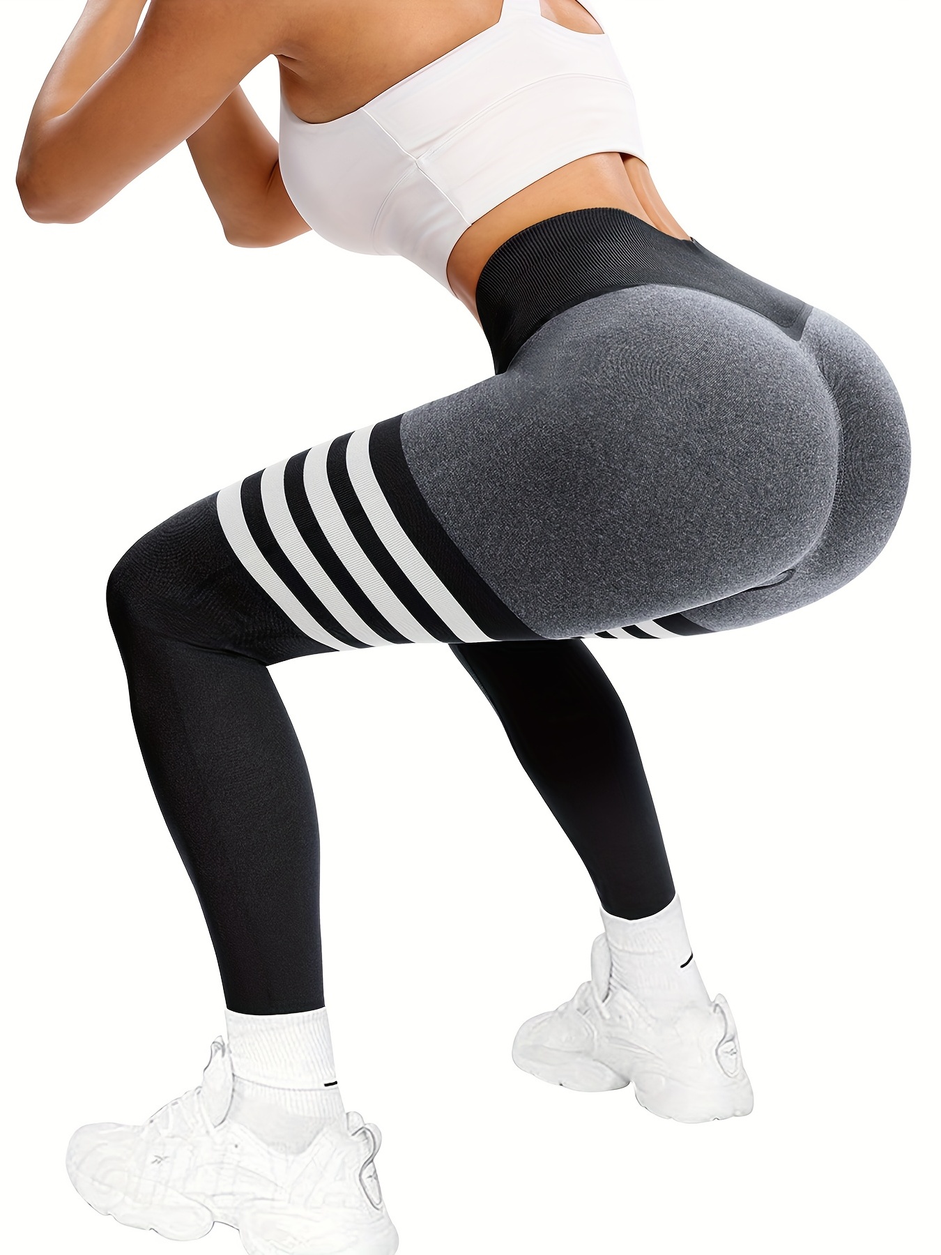  Womens Scrunch Butt Lifting Leggings Seamless Tie Dye Workout  Leggings Gym High Waisted Booty Lift Pants