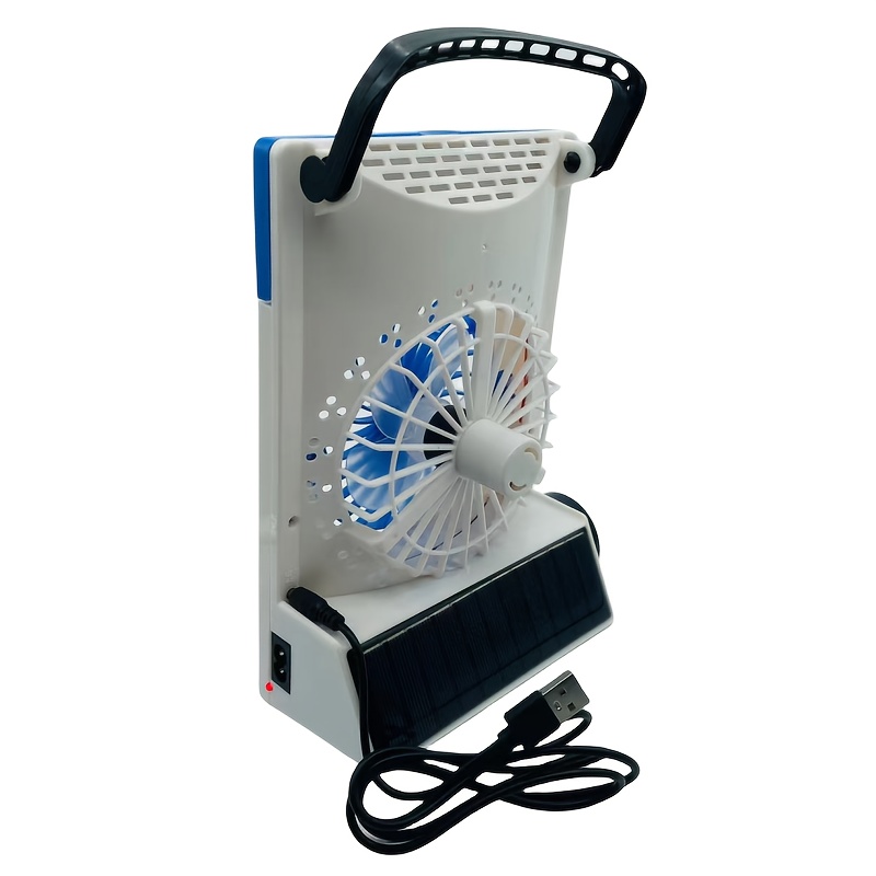 Ventilateur solaire rechargeable 