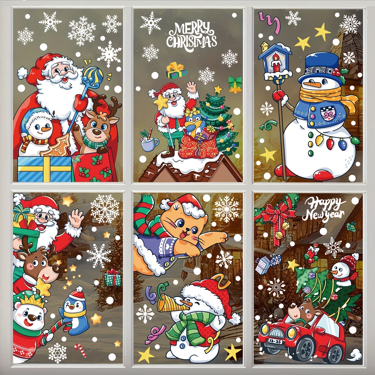 Snowflake Stickers 896