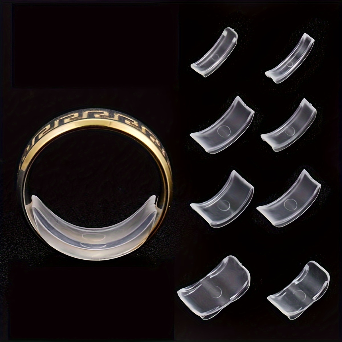 8pcs Ring Size Reducer - Invisible Adjuster For Loose Rings - Fit