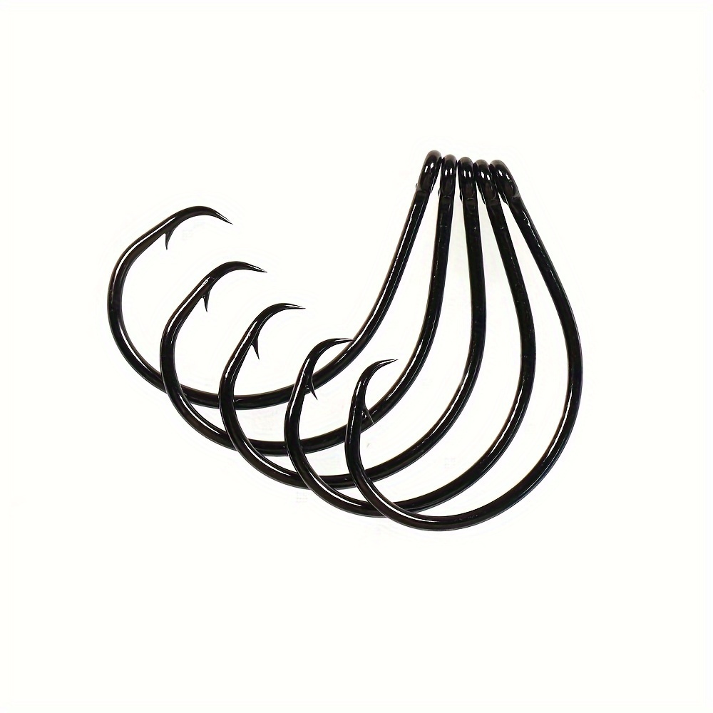 Multi Size High Carbon Steel Circle Hook Saltwater Barbed - Temu South  Africa