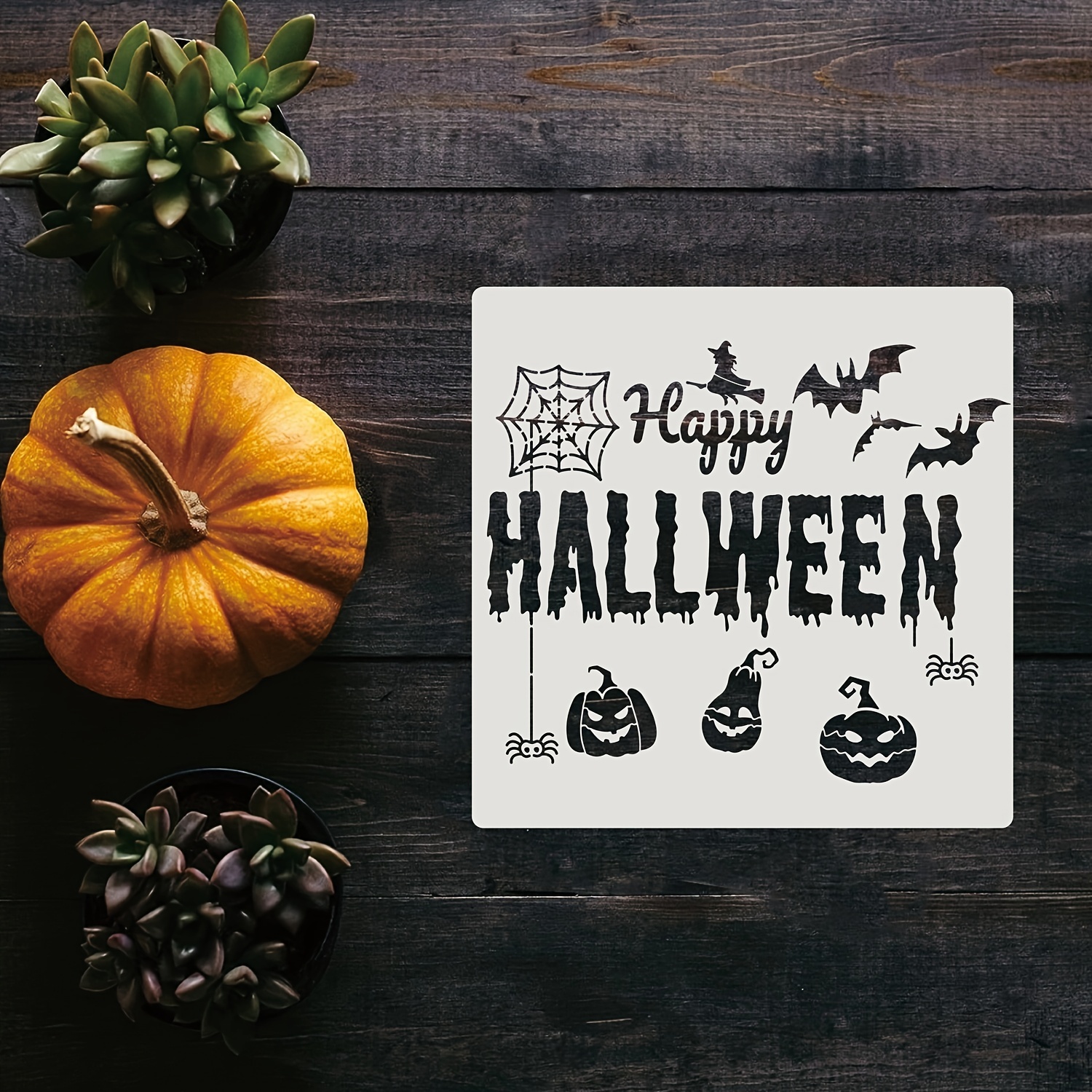 Halloween Stencils For Painting On Wood Small Halloween - Temu