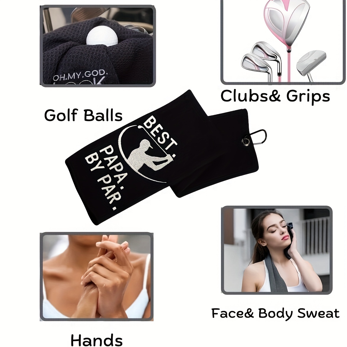 Golf Towels, Embroidered Funny Golf Towel - Golf Gifts For Men Or Women,  Golf Accessories For Men Or Women - Temu