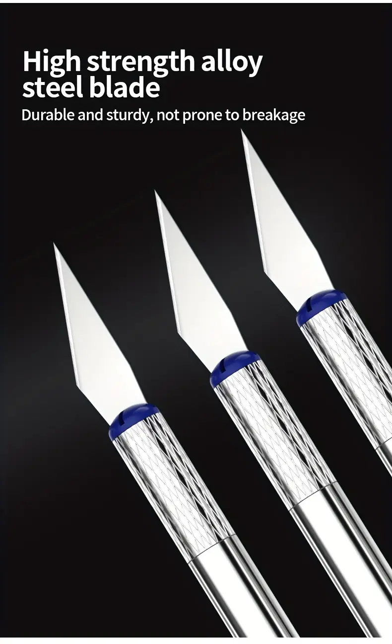 13 carving knife pen art seal cutting manual combination paper non slip gadget diy precision repair tool details 3
