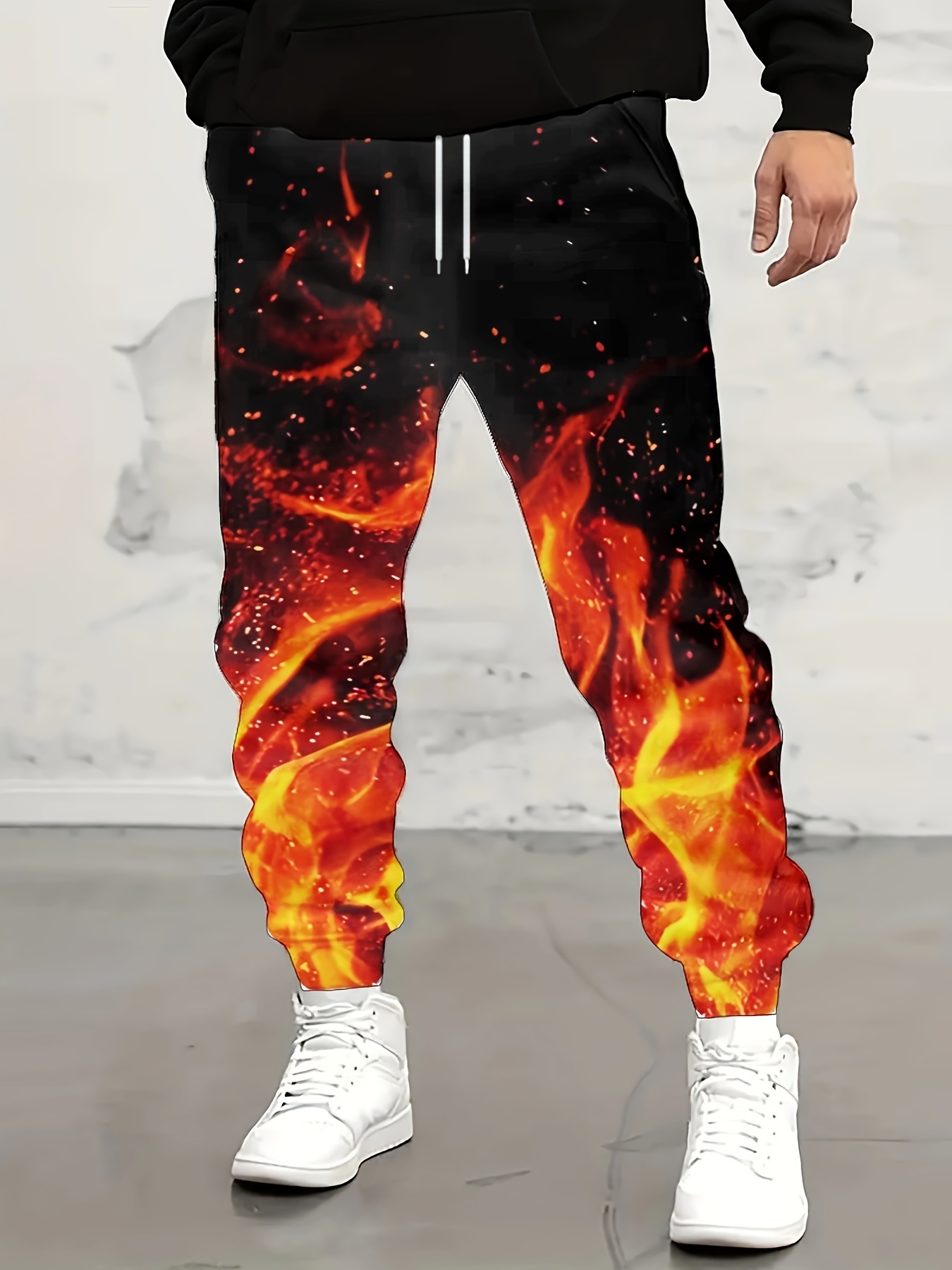 Men Women Sweatpants 3D Printed Fire Dragon Outdoor Jogging Pants Male  Fashion Streetwear Sports Pants Unisex