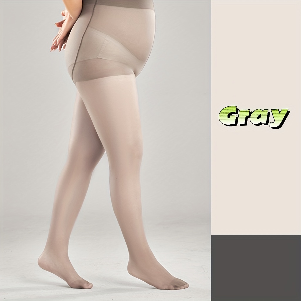 Women's Plus Casual Tights, Plus Size 200d Elastic Control Top Semi Sheer  Stretchy Pantyhose - Women's Curve Clothing - Temu