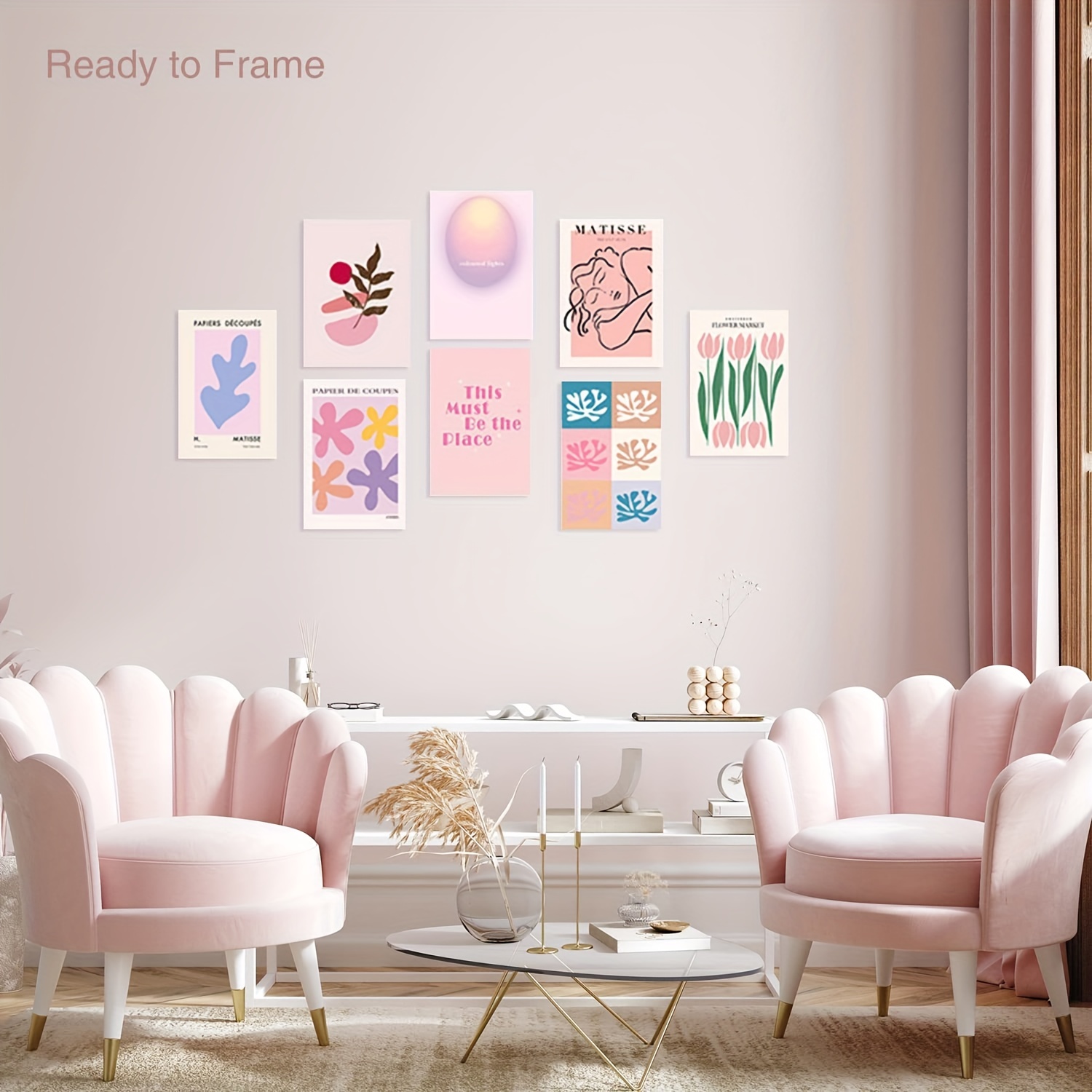 Danish Pastel Room Decor Aesthetic, 50pcs, Wall Decor Posters for Bedroom,  Wall Collage Kit Aesthetic Pictures for Dorm Decor for Teen Girls Preppy