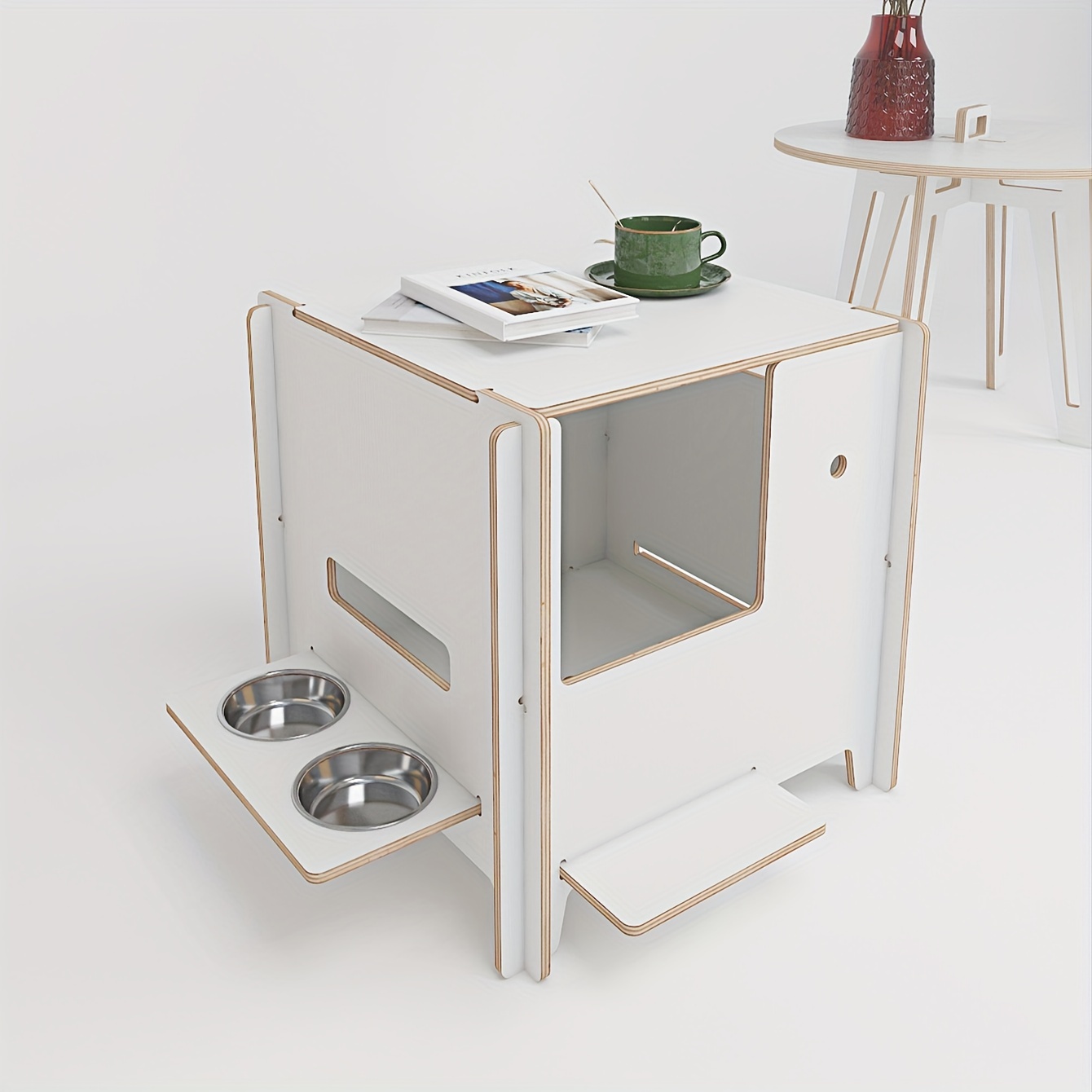 Cat house outlet side table