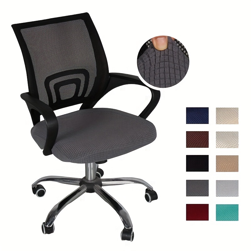 Moderna copertura della sedia del computer anti-sporco Spandex Coprisedia  da ufficio Boss elastico Facile lavabile Rivestimento del bracciolo  rimovibile o 2pcs