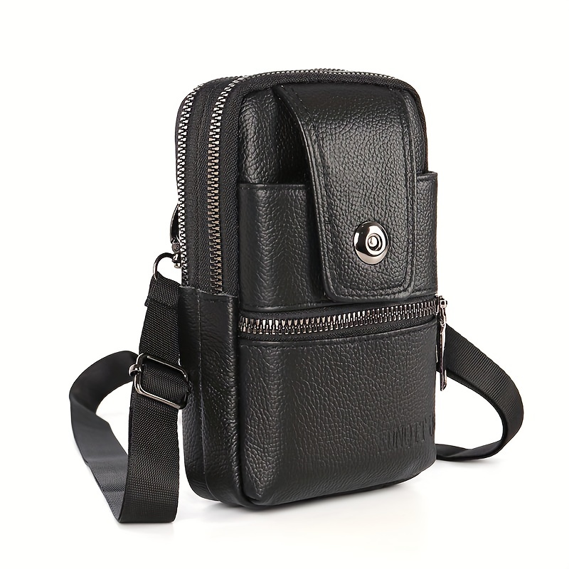  Men's Shoulder Bag Small Backpack Mobile Phone Man's Messenger  Bag Crossbody Bags : Clothing, Shoes & Jewelry