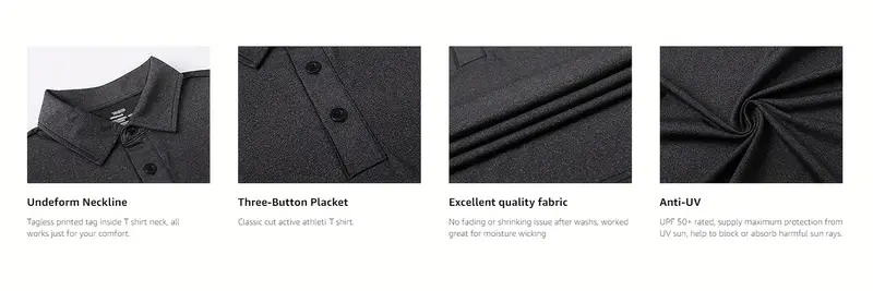 4pcs mens trendy quick dry shirt active slightly stretch breathable lapel button up short sleeve shirt for outdoor details 6