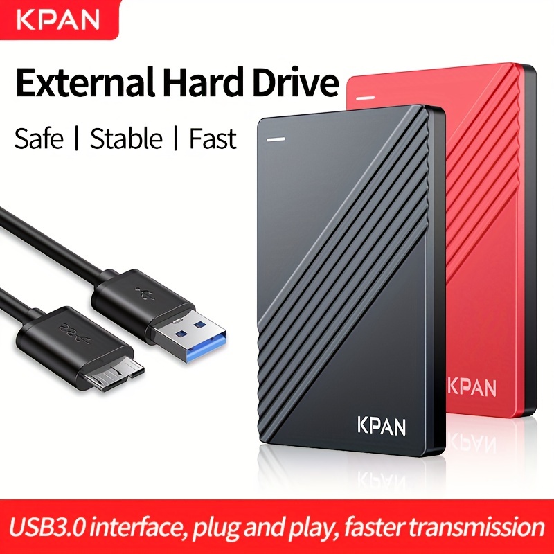 KPAN Mobile Hard Drive 1t Mobile Phone Computer 500g External USB3.0 Storage High-speed 2t Mechanical Hard Drive 320g