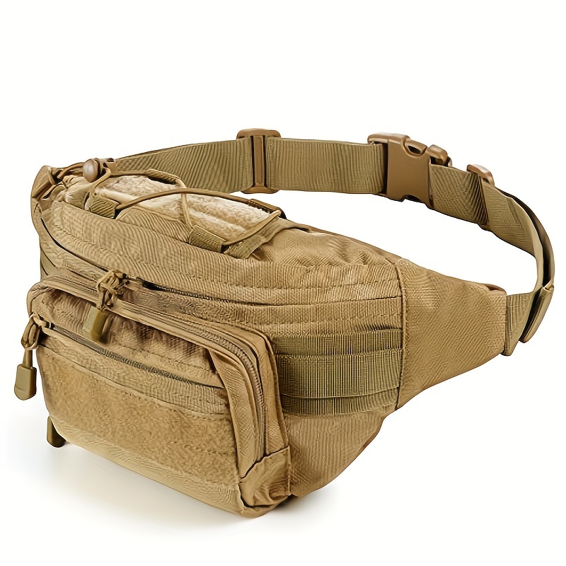 Waterproof Tactical Fanny Pack for Fishing and Cycling with Adjustable Strap