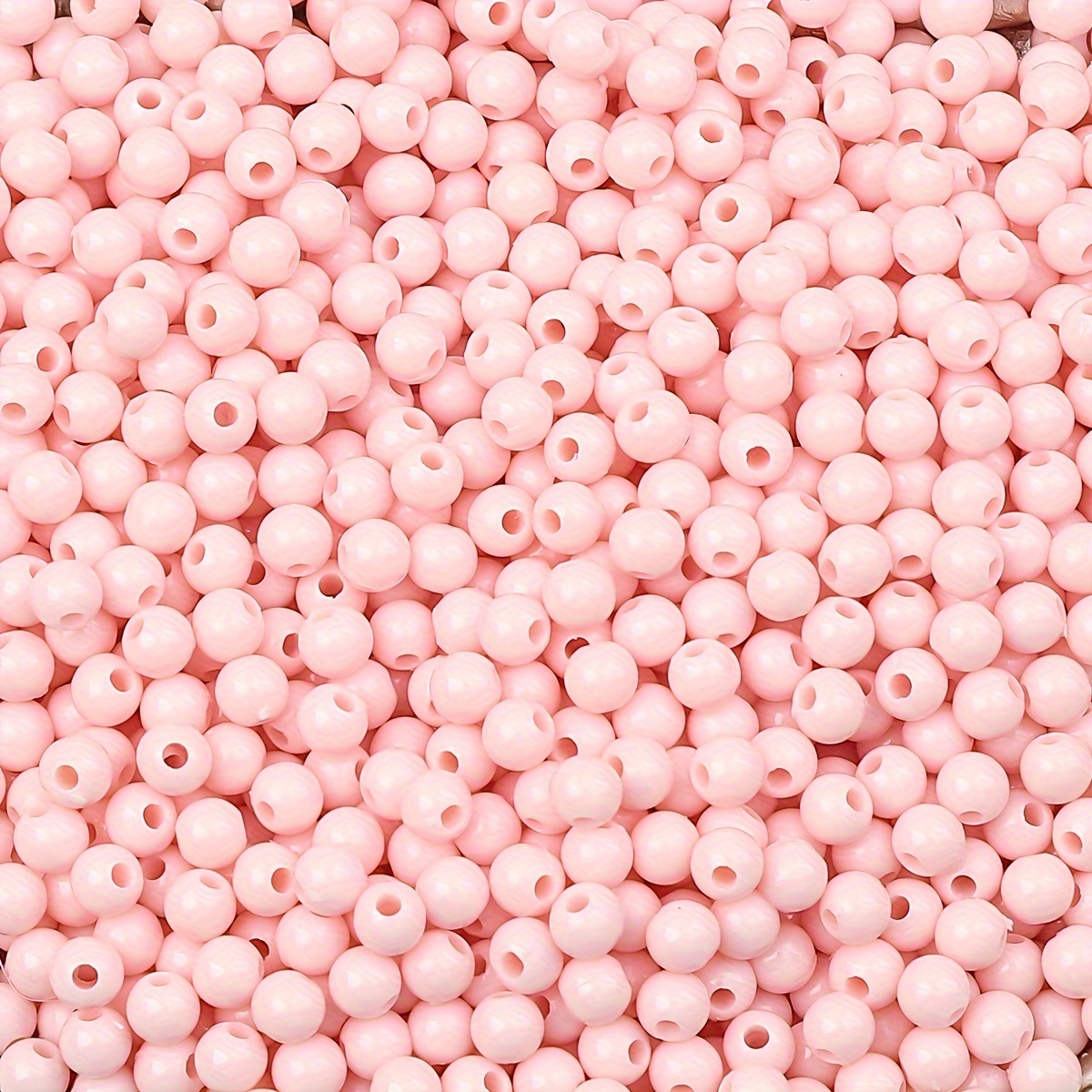 0.4cm 0.157in Mixed Colors Acrylic Candy Round Beads for Necklace and Bracelet Making, Crafting Supplies, Vibrant Rainbow Colors, Ideal for DIY Jewelry Making