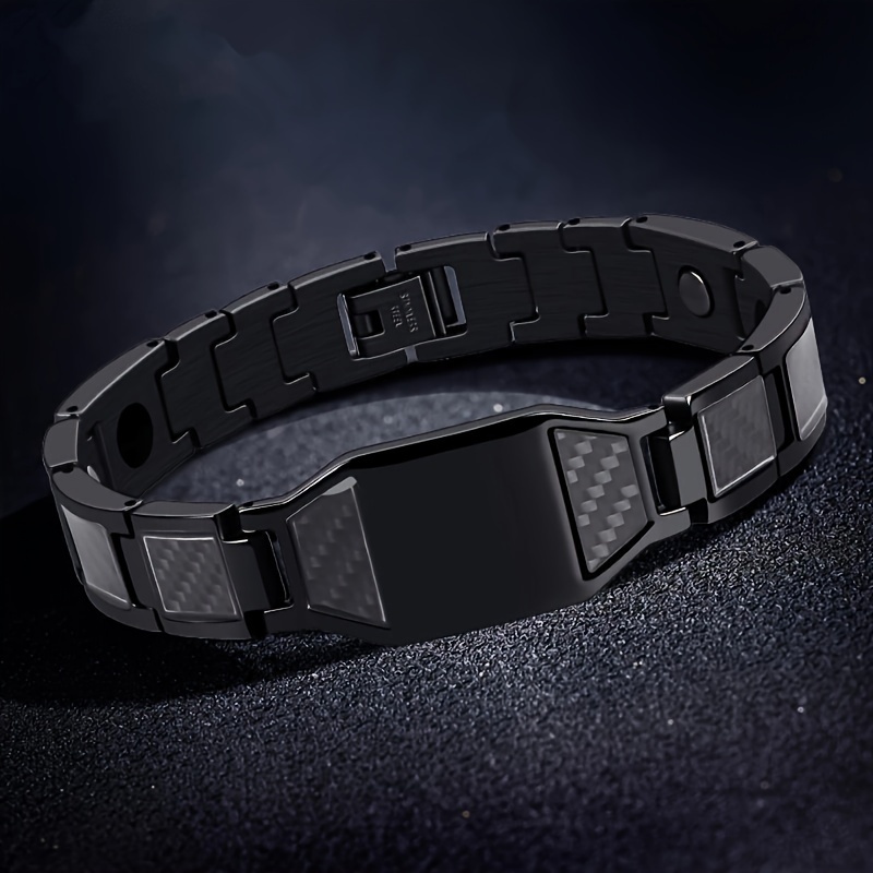 Carbon fiber hot sale mens bracelet