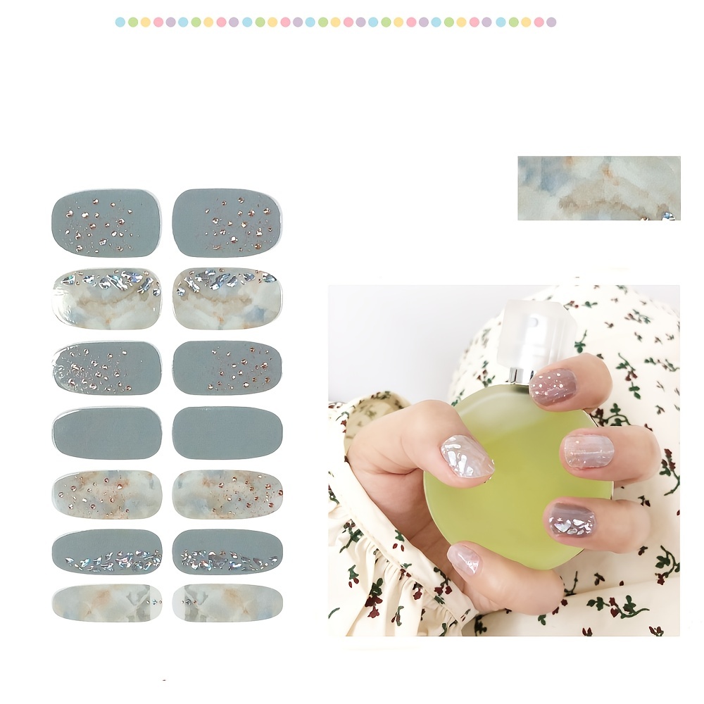 Nail design with stickers stock image. Image of purple - 186993509