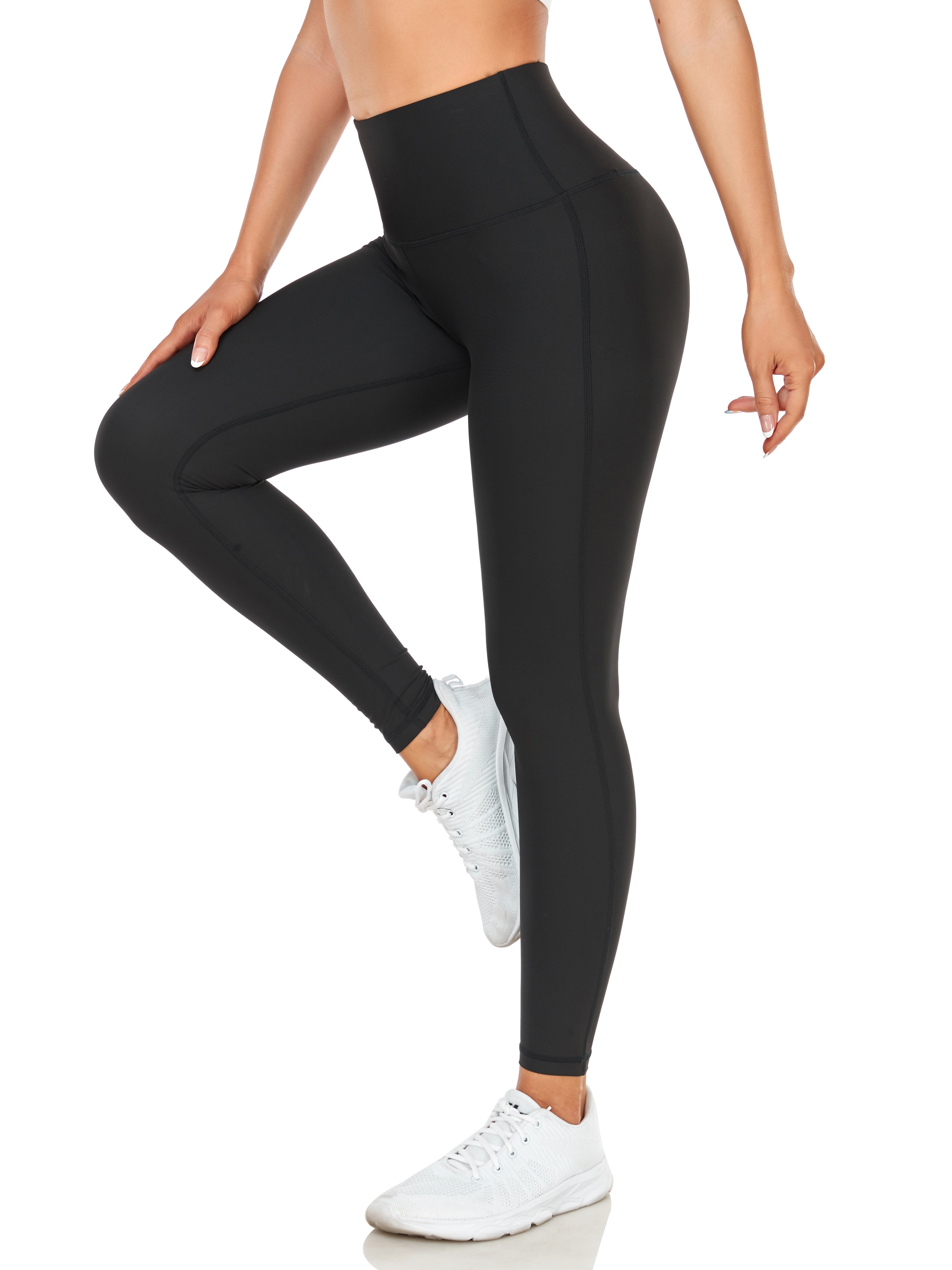 High waist pocket casual seamless leggings sports tights Women