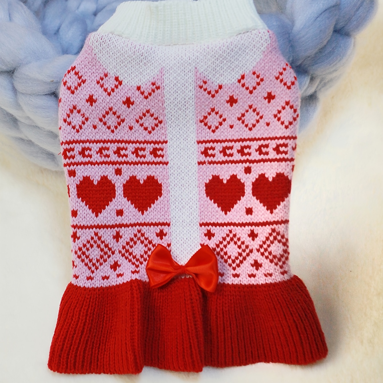 Red Heart Holiday Dog Sweater