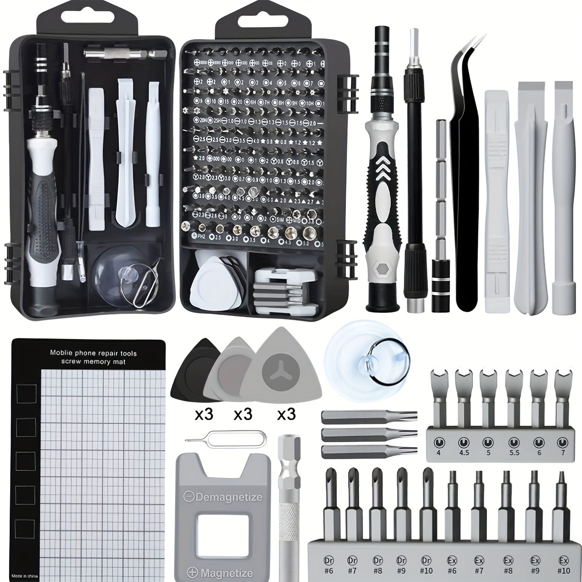 Kit de herramientas de reparación de teléfono celular, herramienta de  desmontaje de teléfono móvil, ventosa de PVC de larga vida útil, material