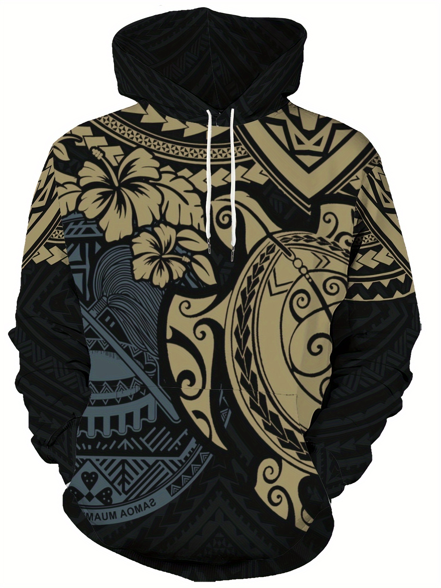 Retro Pattern Print Hoodie, Cool Hoodies For Men, Men's Casual Graphic  Design Pullover Hooded Sweatshirt With Kangaroo Pocket Streetwear For  Winter Fall, As Gifts - Temu