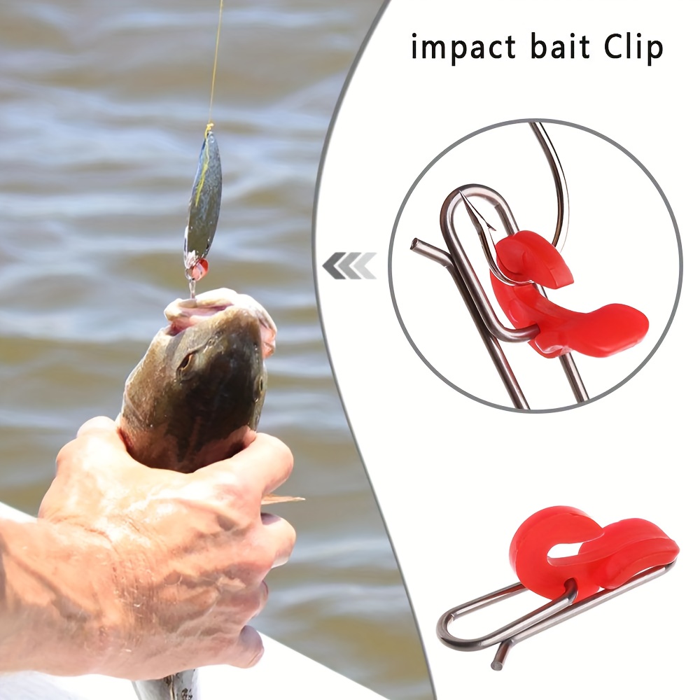 20pcs Plastic Bait Stopper Clip + Double Back Pin, Fishing Lure Hook  Connector, Sea Fishing Gear Accessories, Check Out Today's Deals Now