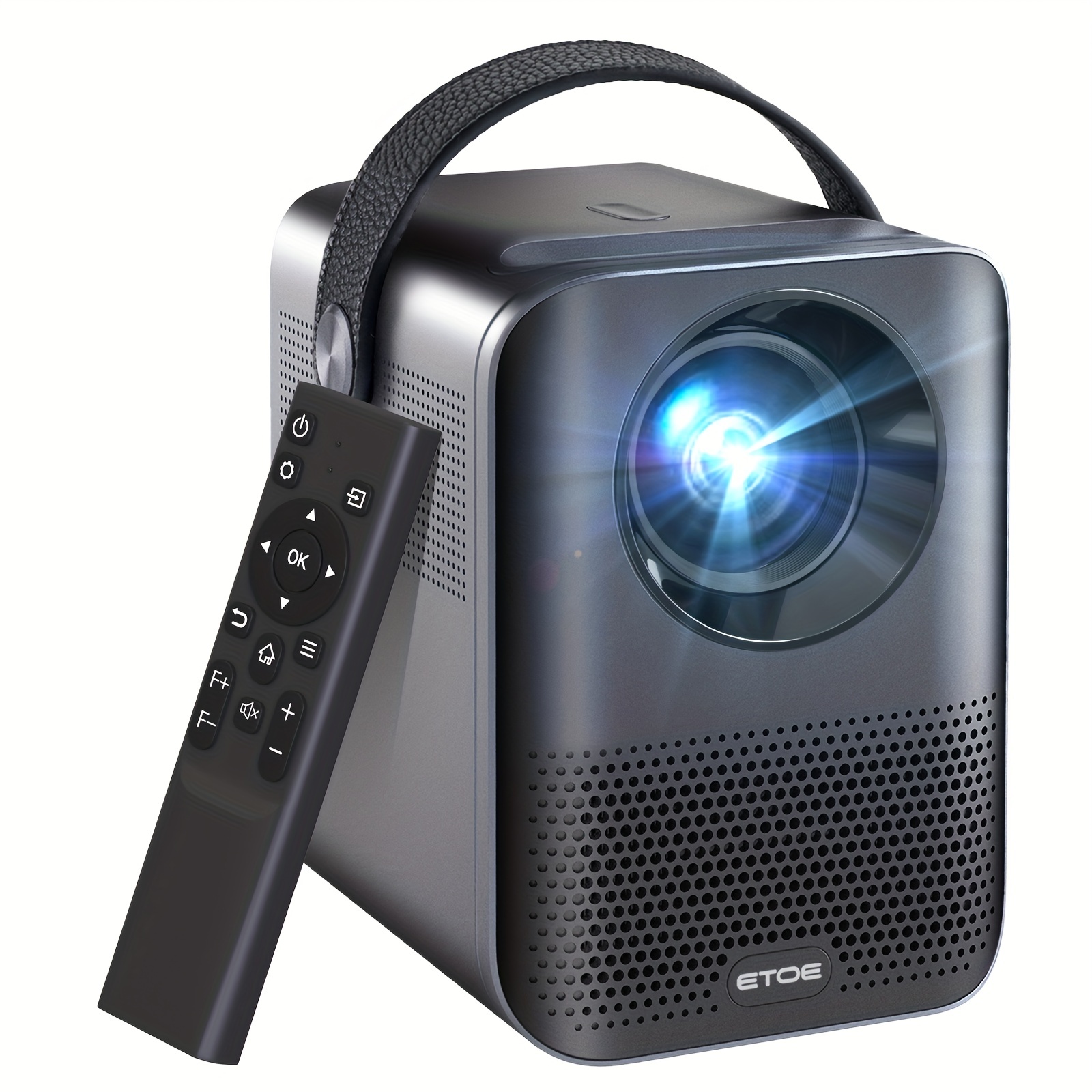 GooDee Proyector 4K con WiFi y Bluetooth compatible, FHD 1080P Mini  proyector para películas al aire libre, proyector de video 5G para cine en  casa