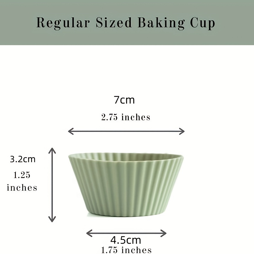 Silicone Muffin Cups & Cupcake Liners Baking Tools