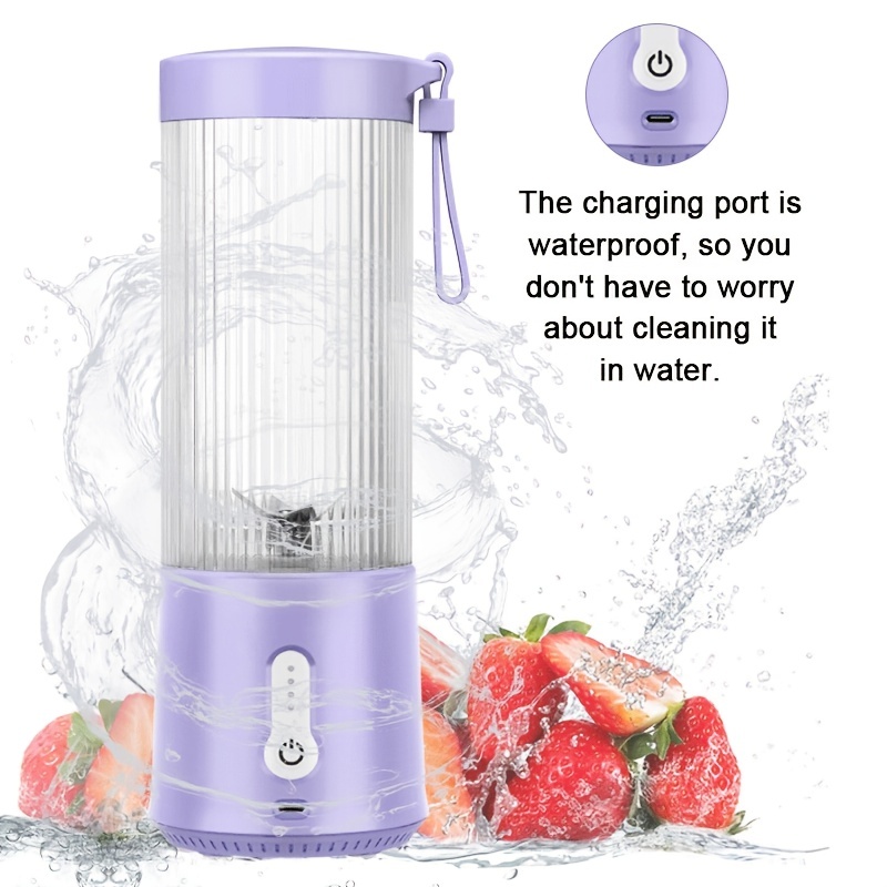 Electric Portable Juicer Household Usb Rechargeable Juice - Temu Mexico