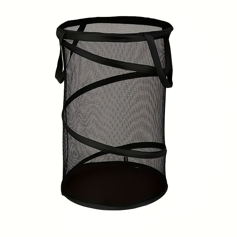 Large Capacity Mesh Pop-up Laundry Basket - Foldable Dirty Clothes Storage  Basket For Easy Cleaning And Organization - Temu