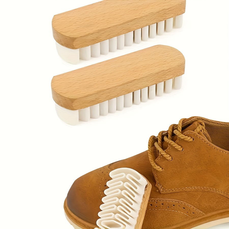 1/2pcs Brosse À Chaussures En Caoutchouc En Daim, Brosse À Bottes De Neige  En Daim, Brosse De Nettoyage De Décontamination - Temu France