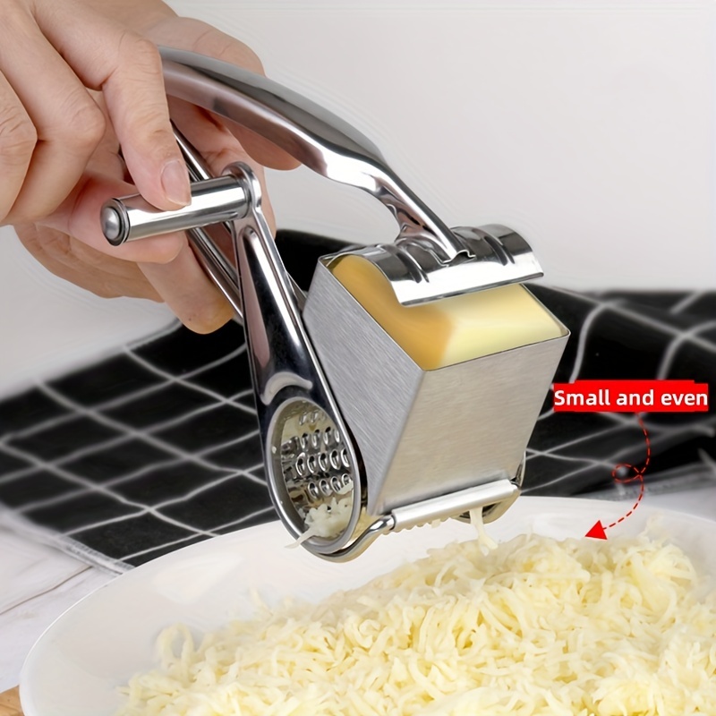  Cheese Grater, Rotatable Parmesan Cheese Grater Large Capacity Olive  Garden Cheese Grater Removable Top Handheld Rotary Cheese Grater: Home &  Kitchen
