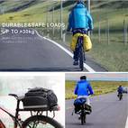 Велосипедний багажник для вантажу, задній багажник для велосипеда з крилом, швидкознімний задній багажник для гірського та шосейного велосипеда, універсальний