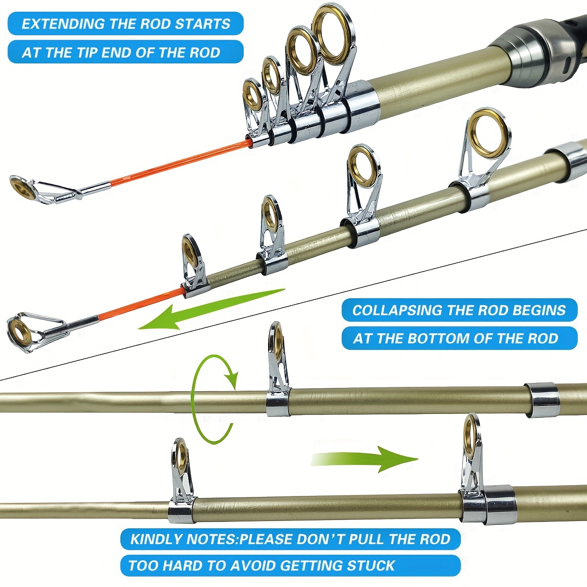 Portable Fishing Rod Fishing Reel Set Carbon Fiber - Temu Austria