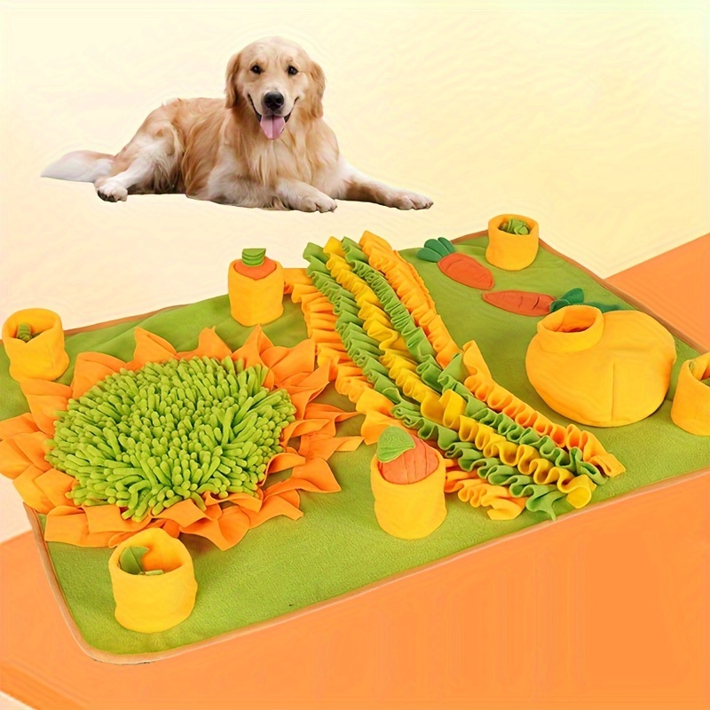 Dog Snuffle Mat Halloween Pumpkin Shape Pet Slow Feeding Pad Pet Sniffing  Mat Dog Training Toys - Temu