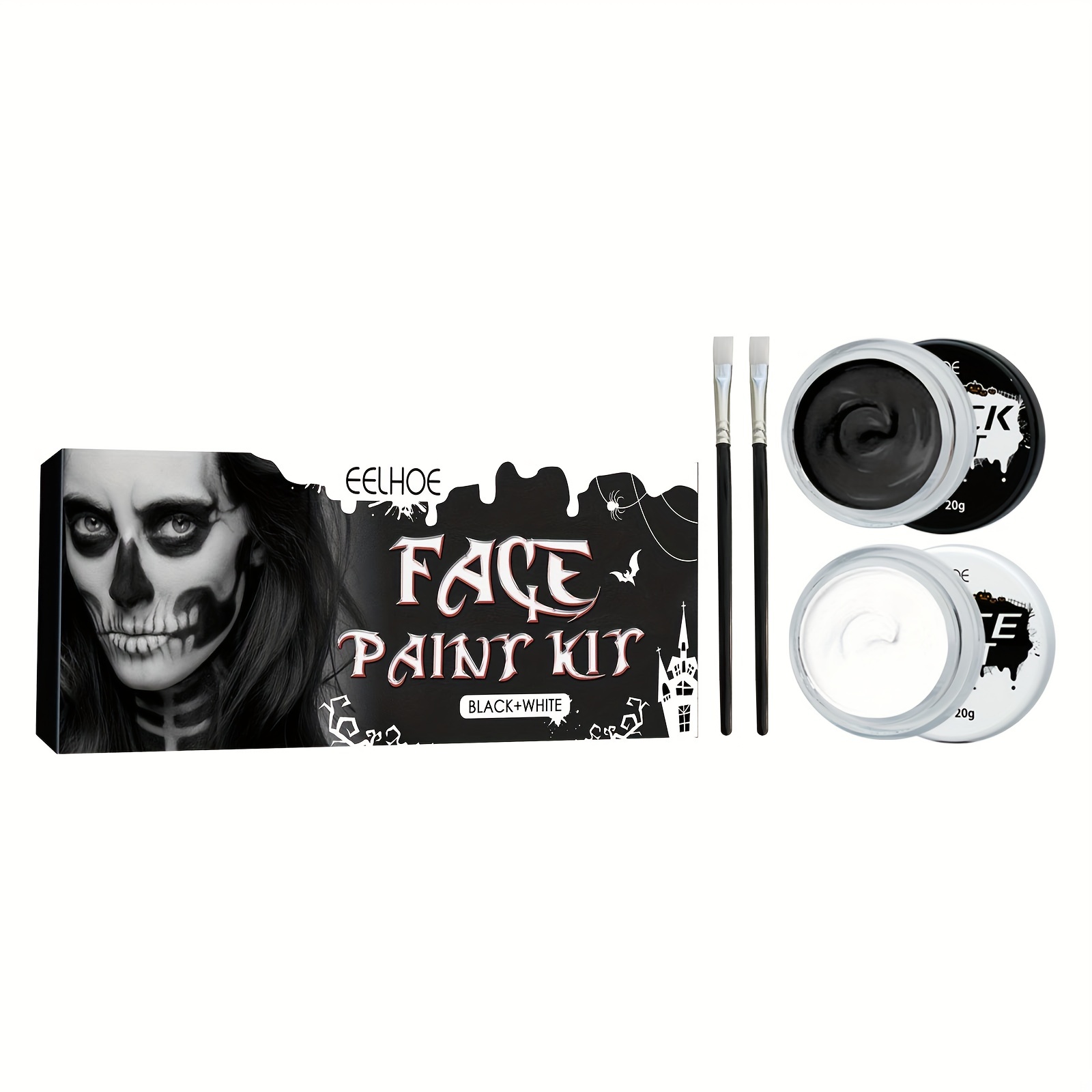 WHITE BODY PAINT MAKEUP – Wicked Halloween