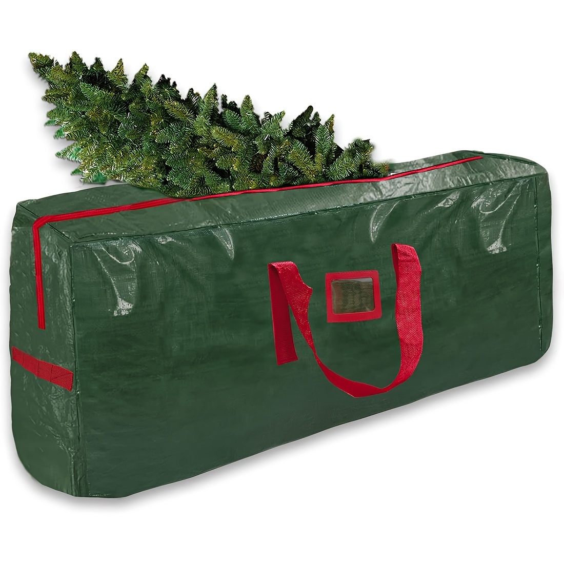 Bolsa de almacenamiento para árboles de Navidad: almacena un árbol navideño  artificial de 7.5 pies. Material resistente al agua para proteger contra el  polvo, los insectos y la humedad. Bolsa con cierre
