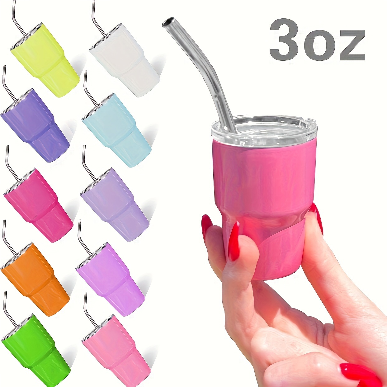 1pc 3oz Mini Tasse De Voiture En Acier Inoxydable Tasse À - Temu France