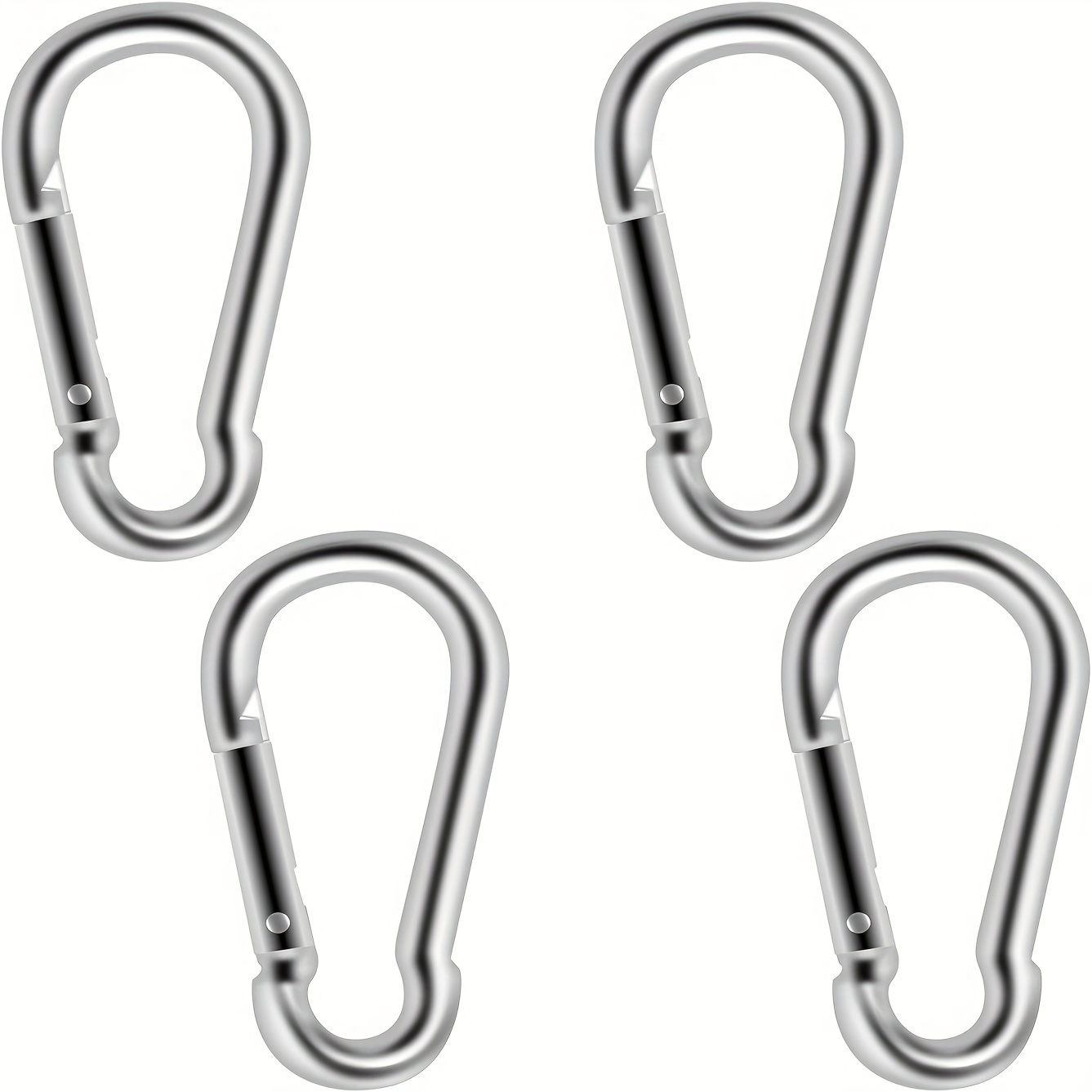 Heavy Duty 304 Stainless Steel Small Carabiner Clips Load - Temu