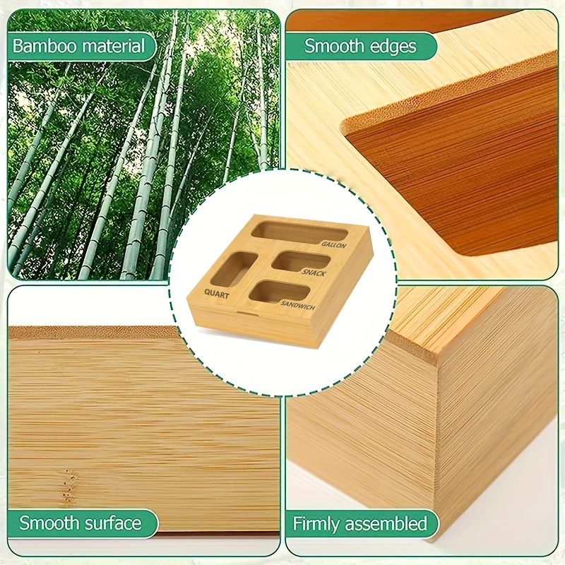 SpaceAid Bamboo Spice Drawer Organizer