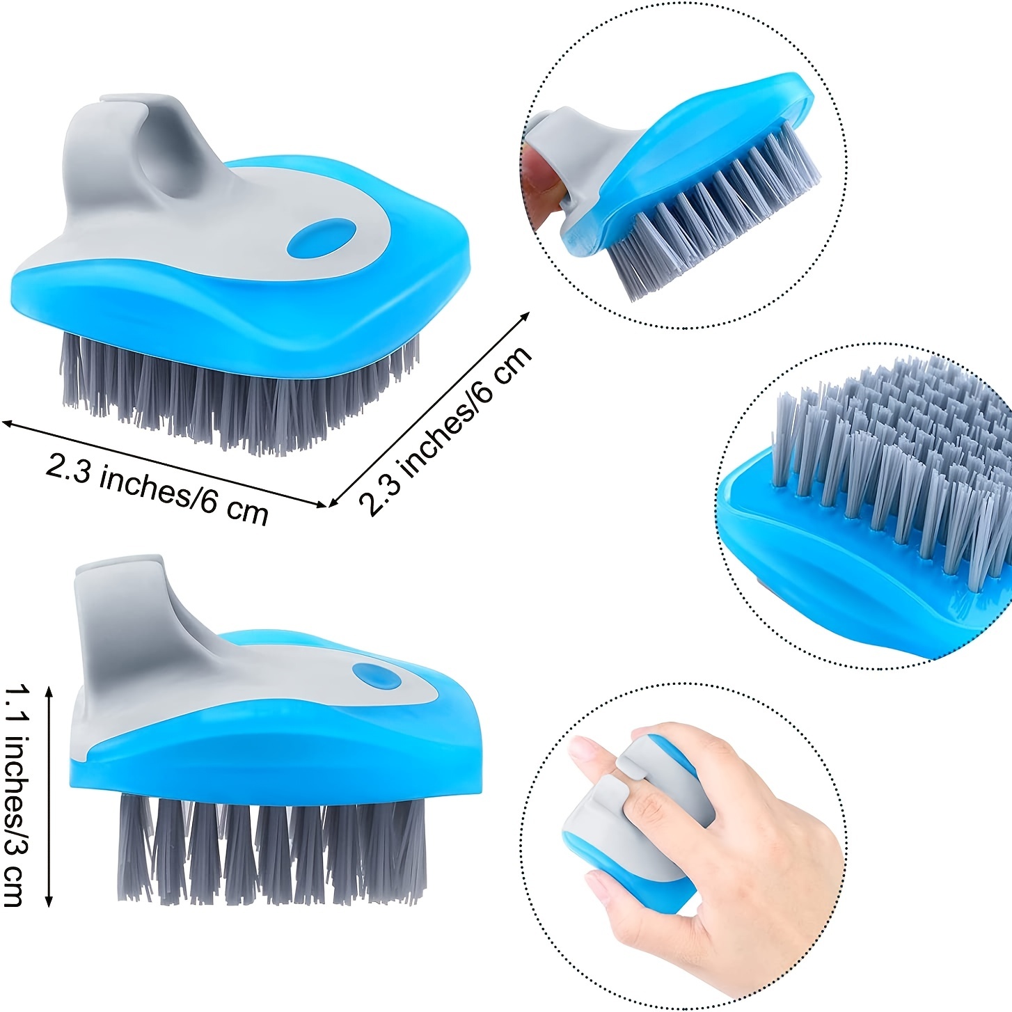  Fruit and Vegetable Brush Scrubber for Potato Veggie Brushes  Food Cleaning Brush in Home Kitchen Restaurant : Home & Kitchen