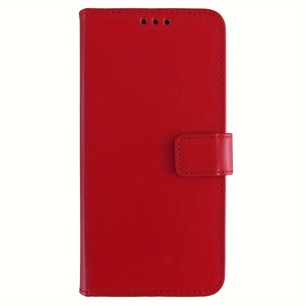 Oppo A38 / A18 Flip Phone Case Pu Leather Zipper Pocket - Temu