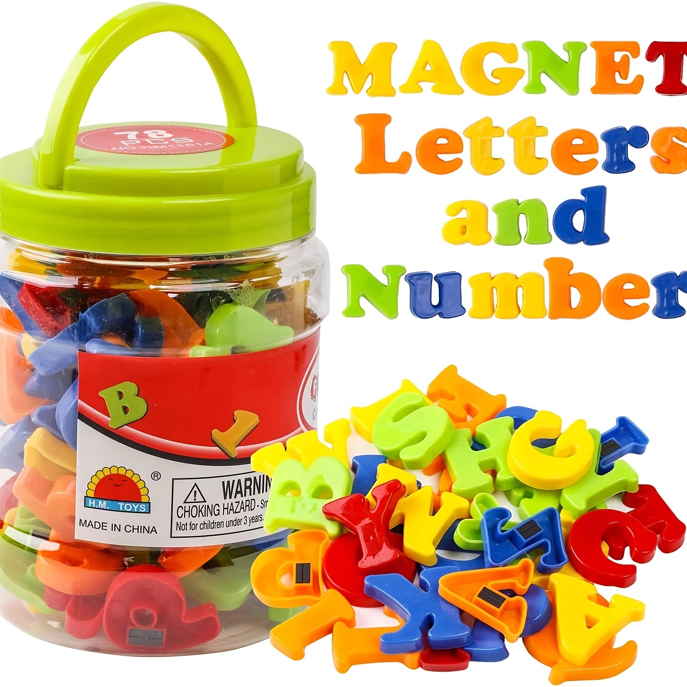 

Magnetic Letters Numbers Alphabet Abc Colorful 123 Refrigerator Fridge Magnets For Vocabulary Educational Toy Set Preschool Learning Spelling Counting Game Uppercase Lowercase For Kids